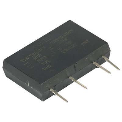 SSR relé do DPS 3A/250V, izolační pevnost 4000V.