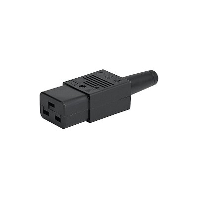 Konektor IEC C19, zásuvka na kabel, 16A/250VAC