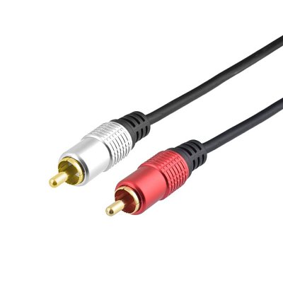 Propojovací kabel 2x CINCH vidlice na 2x CINCH vidlice STEREO, 3m.