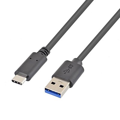 Propojovací kabel USB A 3.0 (M) - USB C 3.1 (M), 1m
