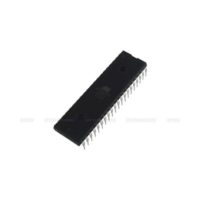Mikrokontrolér 8051, flash: 4kB, SRAM: 128B, rozhraní: UART, THT