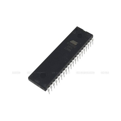 Mikrokontrolér 8051, flash: 8kB, SRAM: 256B, rozhraní: UART, THT