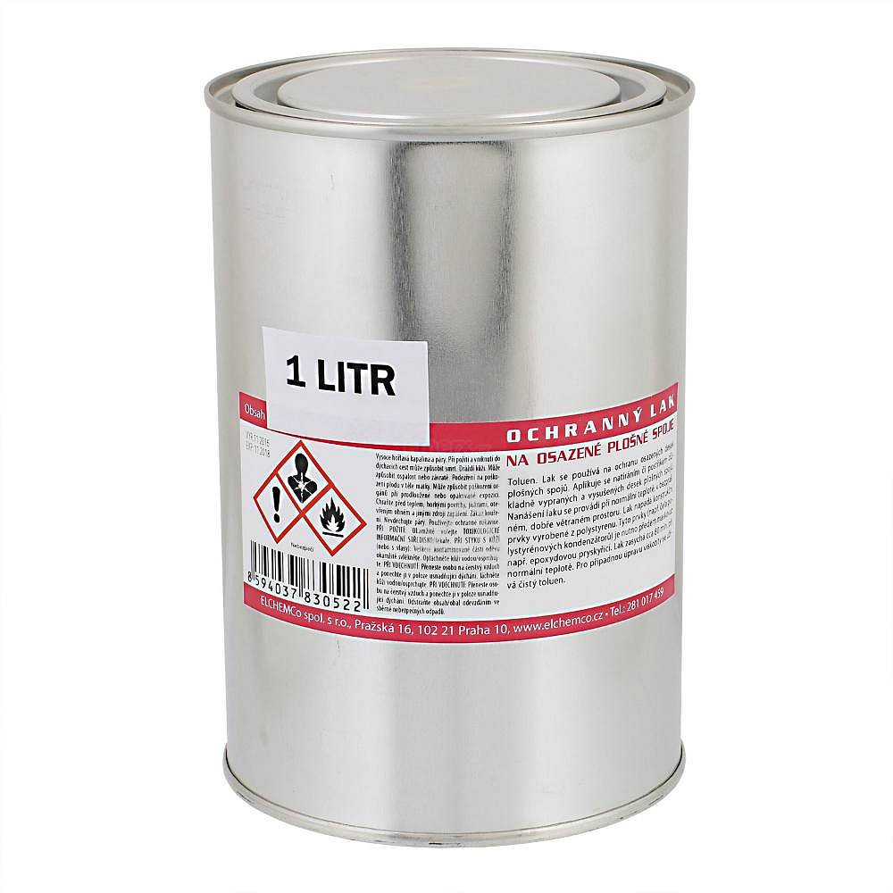 Ochranný lak na osazené desky spojů, bezbarvý 1000ml