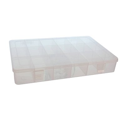 Plastová krabička s přepážkami 275x183x42mm