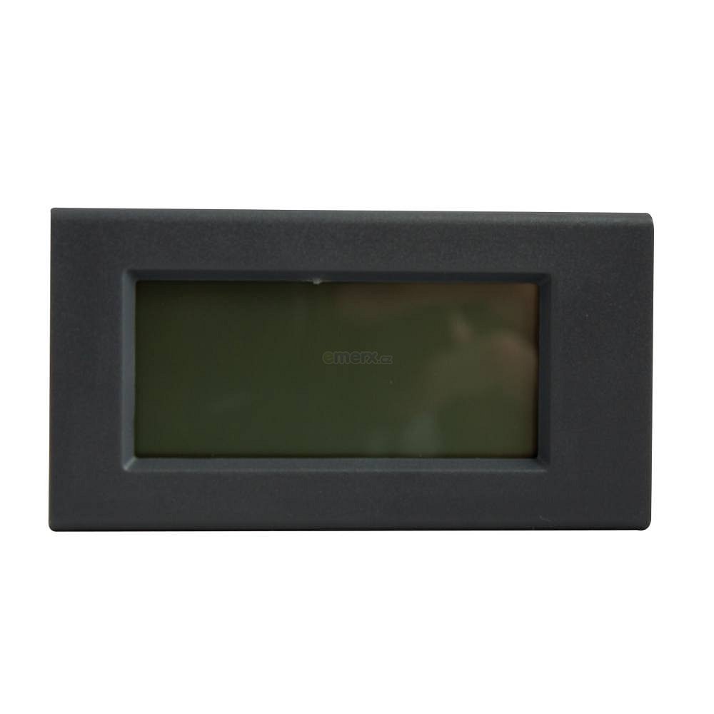 Digitální panelový ampérmetr 0-10A, 80 x 42,5mm, výřez 75 x 40mm
