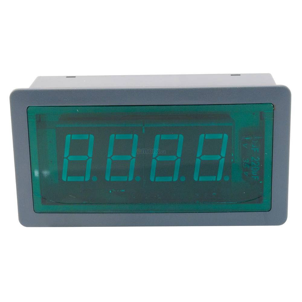 Digitální panelový ampérmetr 0-199,9mA, 79 x 42,5mm, výřez 76 x 39,5mm