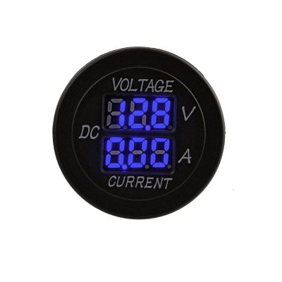 Digitální panelový voltmetr a ampérmetr 5-30V, 0-15A