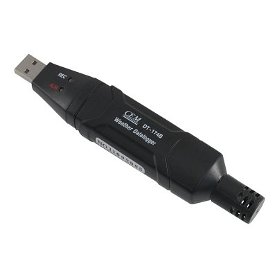 Datalogger pro měření teploty, vlhkosti a tlaku vzduchu 10000 záznamů, 1m-18h