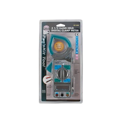 Digitální klešťový multimetr, max 1000V DC, 750V/1000A AC, 2000MOhm