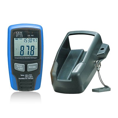 Datalogger pro měření teploty a vlhkosti 32000 záznamů, 2s-24h