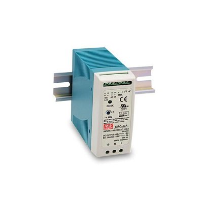 Spínaný zdroj na DIN lištu, funkce UPS, 40,02W, 13,8V/2,9A DC