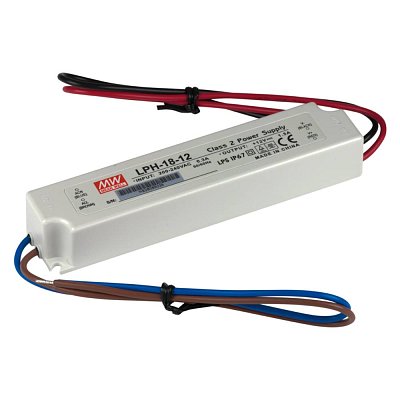Spínaný zdroj pro vestavbu krytý 18W, 12V/1,5A DC