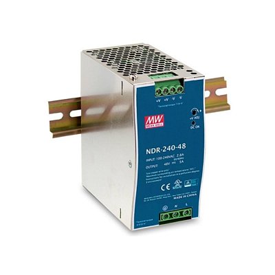 Spínaný zdroj na DIN lištu 240W, 48V/5A DC
