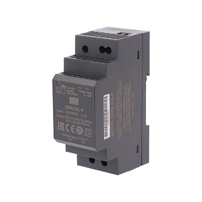 DC/DC měnič na DIN lištu 30W, 18..75V -> 5V/6A