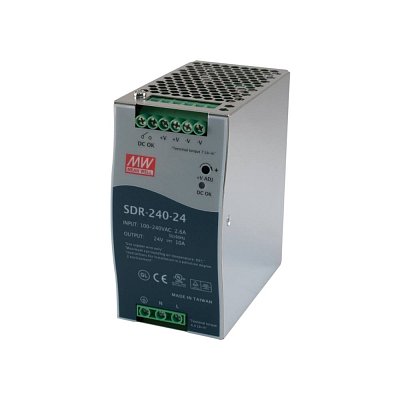 Spínaný zdroj na DIN lištu 240W, 24V/10A DC
