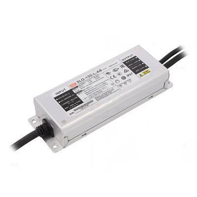 Spínaný zdroj konstantního výkonu IP67, 150W, 120..214V/0,7..1,05A DC