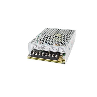 Spínaný zdroj, funkce UPS, 52,58W, 3 výstupy, 13,8V/2,5A DC, 5V/3A DC, 13,4V/0,23A DC