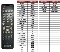 Samsung  AA59-00107E  náhradní dálkový ovladač jiného vzhledu