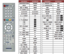 Samsung  AA59-00221B  náhradní dálkový ovladač jiného vzhledu