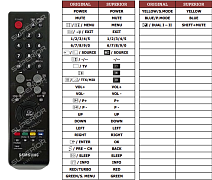 Samsung  AA59-00312J náhradní dálkový ovladač jiného vzhledu