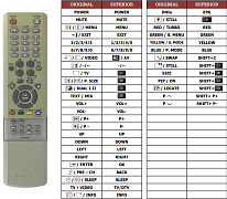 Samsung  AA59-00326 náhradní dálkový ovladač jiného vzhledu