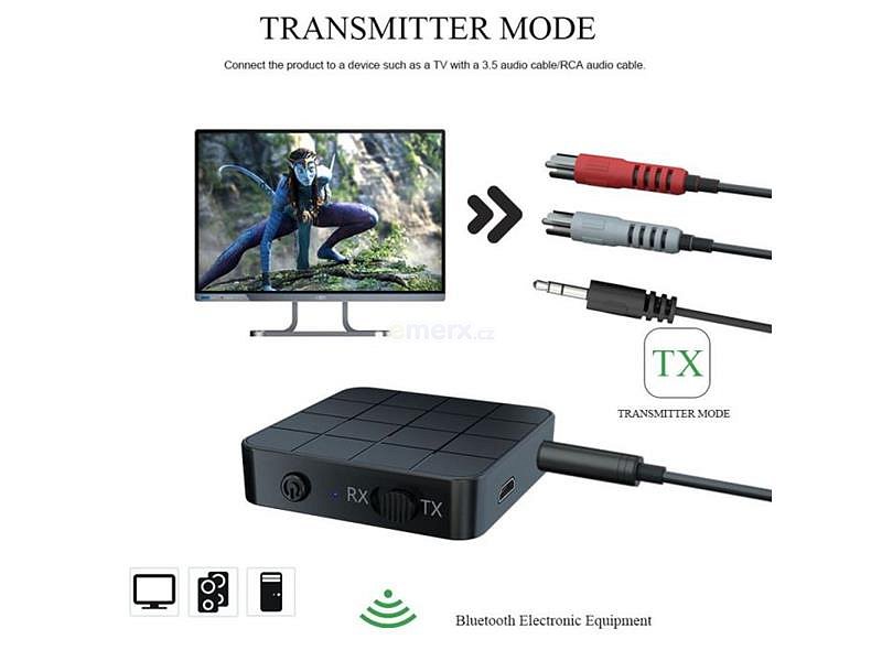 Bluetooth/AUX vysílač/přijímač, přijímač/vysílač