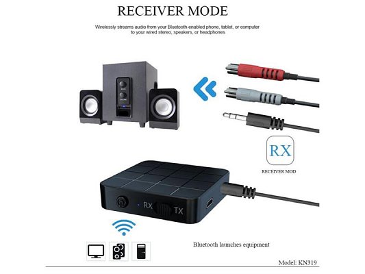 Bluetooth/AUX vysílač/přijímač, přijímač/vysílač