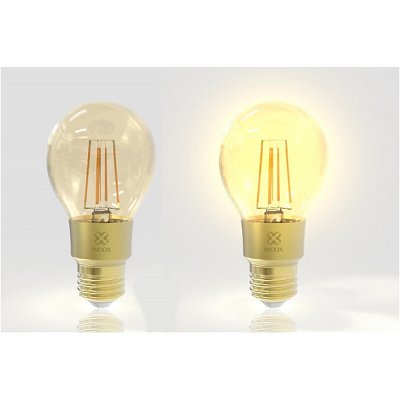 Smart sada LED žárovek E27 6W teplá bílá WOOX R9078/2pack WiFi Tuya