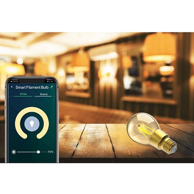 Smart sada LED žárovek E27 6W teplá bílá WOOX R9078/2pack WiFi Tuya