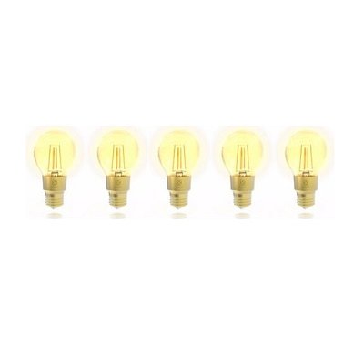 ASmart sada LED žárovek E27 6W teplá bílá WOOX R9078/5pack WiFi Tuya