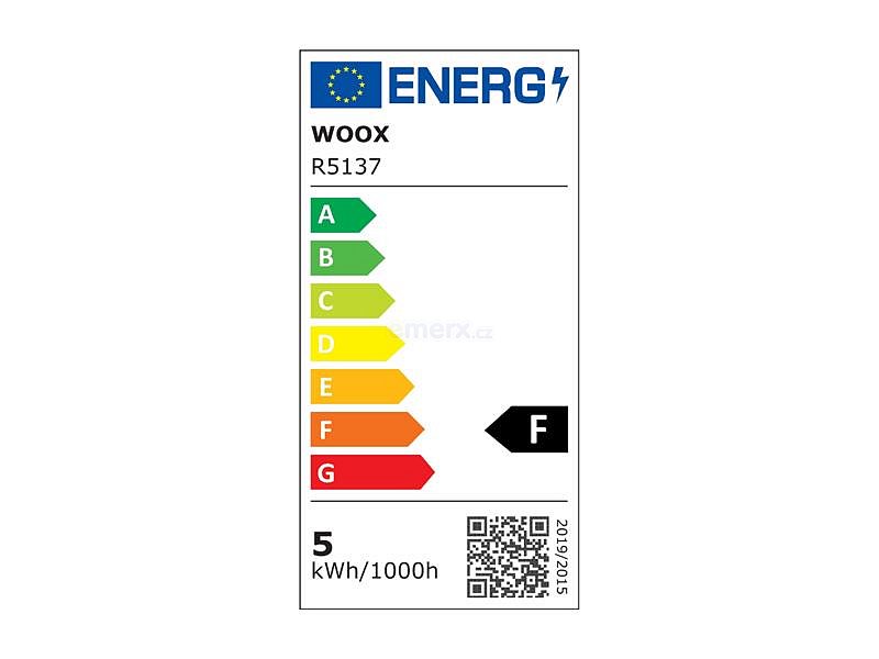 Smart LED žárovka E27 4,9W teplá bílá WOOX R5137 WiFi Tuya