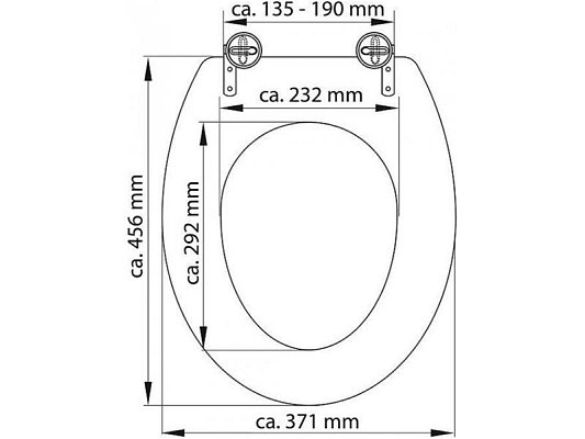 WC sedátko SCHÜTTE White