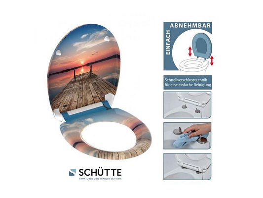 WC sedátko SCHÜTTE Sunset Sky Soft Close