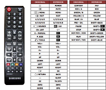 Samsung  AA59-00605A náhradní dálkový ovladač jiného vzhledu