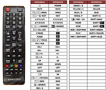 Samsung  AA59-00607A náhradní dálkový ovladač jiného vzhledu