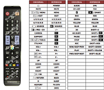 Samsung  AA59-00639A náhradní dálkový ovladač jiného vzhledu