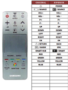 Samsung  AA59-00759A  náhradní dálkový ovladač jiného vzhledu