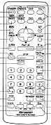 Sharp VCR VC-MH670, VC-MH671 náhradní dálkový ovladač jiného vzhledu