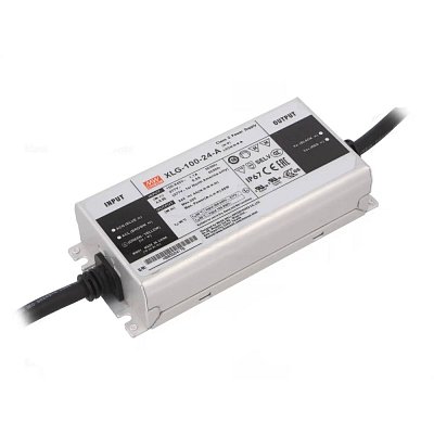 Spínaný zdroj konstantního výkonu IP67, 100W, 16,8..24V/4A DC