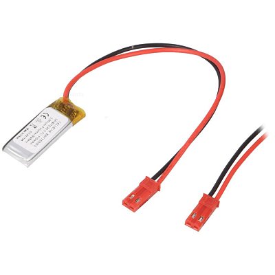 Lithium-polymerový akumulátor 3,7V, 110mAh, JST konektor, 4x12x30 mm