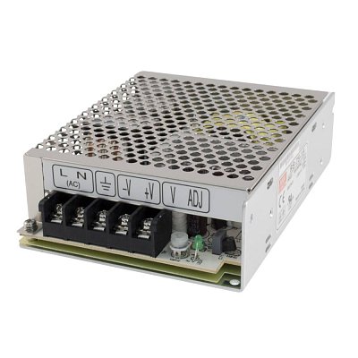 Spínaný zdroj pro vestavbu krytý 75W, 15V/5A DC