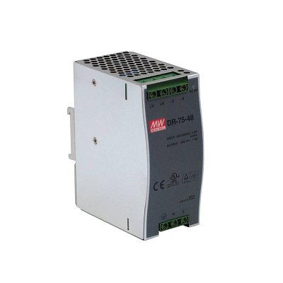 Spínaný zdroj na DIN lištu 76,8W, 48V/1,6A DC
