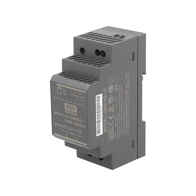 Spínaný zdroj na DIN lištu 24W, 12V/2A DC