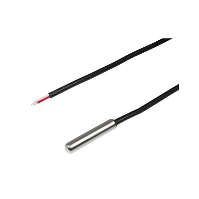 Teplotní senzor -50..125°C, čidlo 30x6mm, kabel 5m