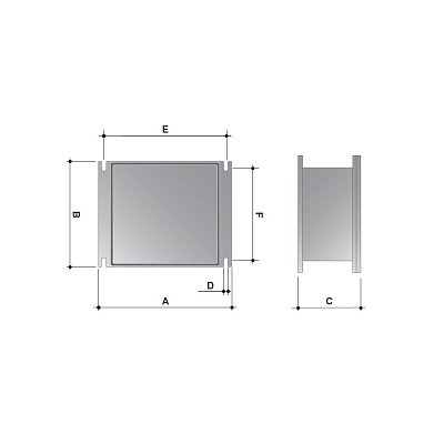 Hliníková krabice; 140x115x60mm; IP66; šedá