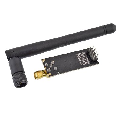 NRF24L01+ PA/LNA je bezdrátový komunikační modul s SPI rozhraním v pásmu 2,4GHz.