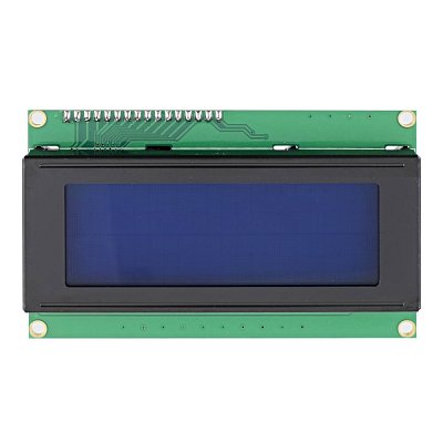 Modrý LCD displej s podsvícením bílou LED a řízen přes I2C - velice vhodný pro jednoduché projekty s malými nároky na zobrazování informací. 