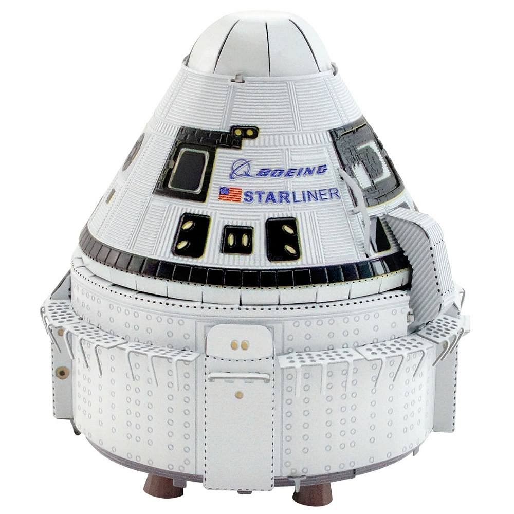 Stavebnice 3D kovového modelu Boeing Starliner