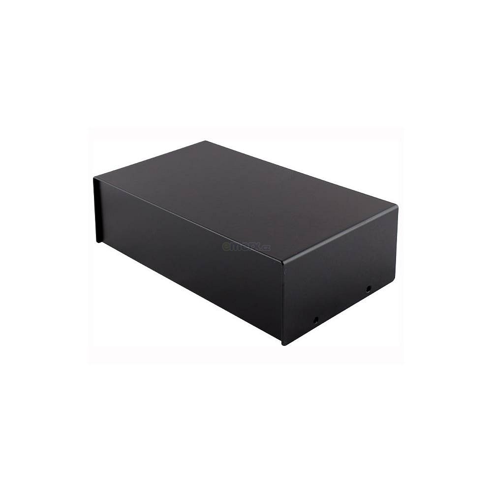 Kovová přístrojová krabice; 46x152x86; černá