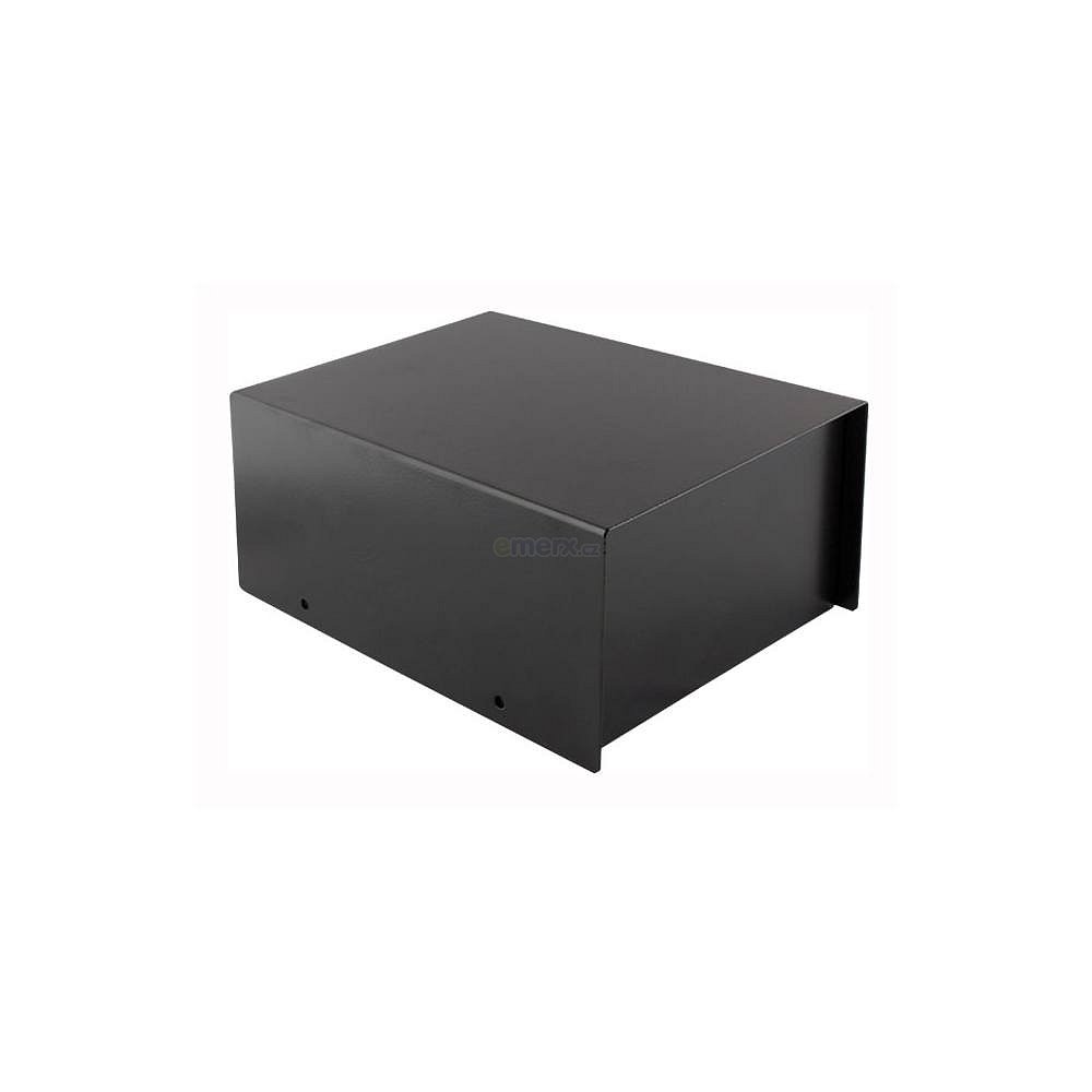 Kovová přístrojová krabice; 66x102x148; černá